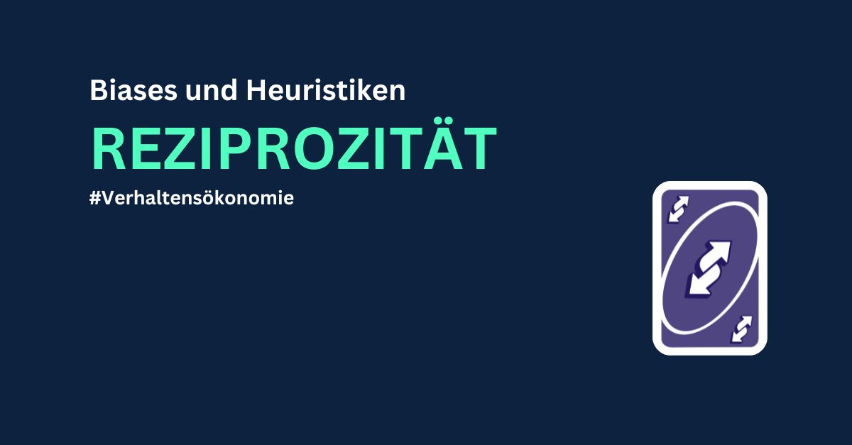 Titelbild Reziprozität mit Icon einer Uno-Umkehr-Karte